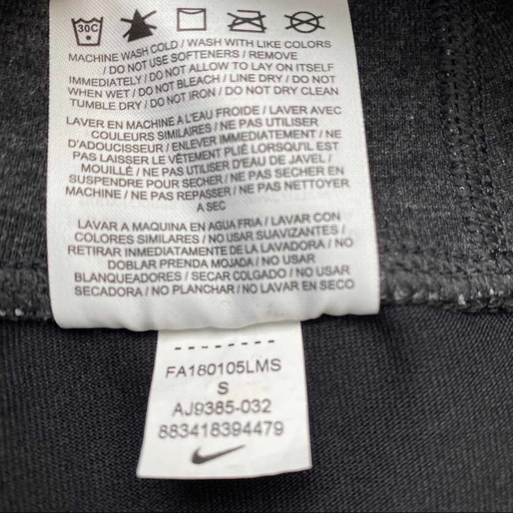 Nike Dri-Fit Power Crop Color Block Leggings S - image 4